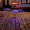 Outdoor Halloween Spider Decoration – Pre-Lit 5.5-Foot Prismatic Spider with Stakes